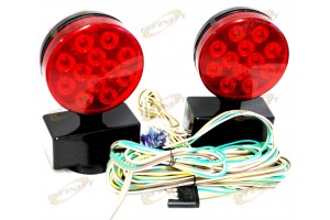 Auto 12V Magnetic LED Trailer Towing Light Kit For Camper Boat Truck Towing